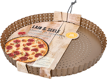 Quiche & Tarteform perforiert 30 cm Ø Laib & Seele